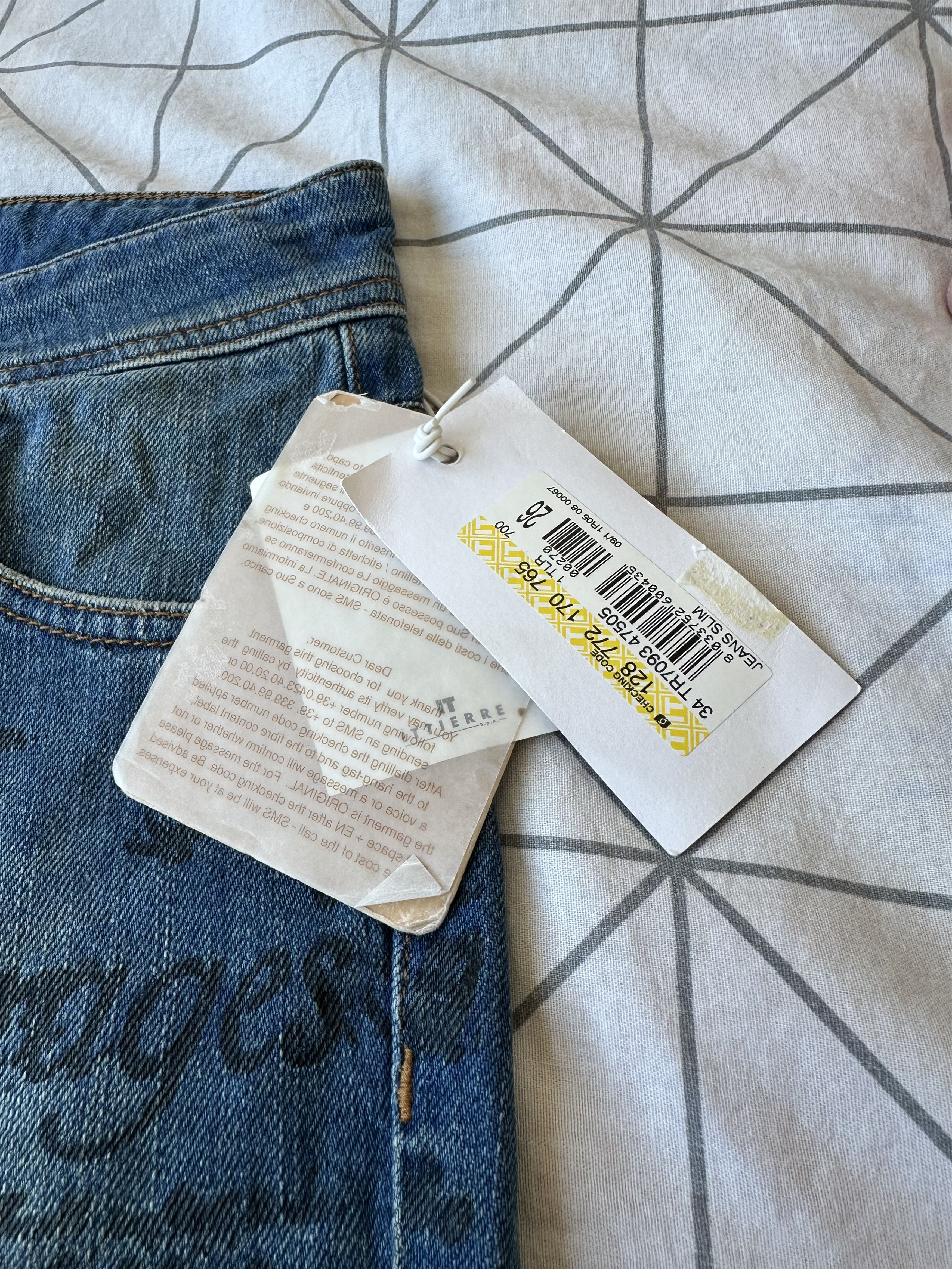 John Galliano Galliano Newspaper Gothic Denim New Size US 26 / EU 42 - 7 Thumbnail