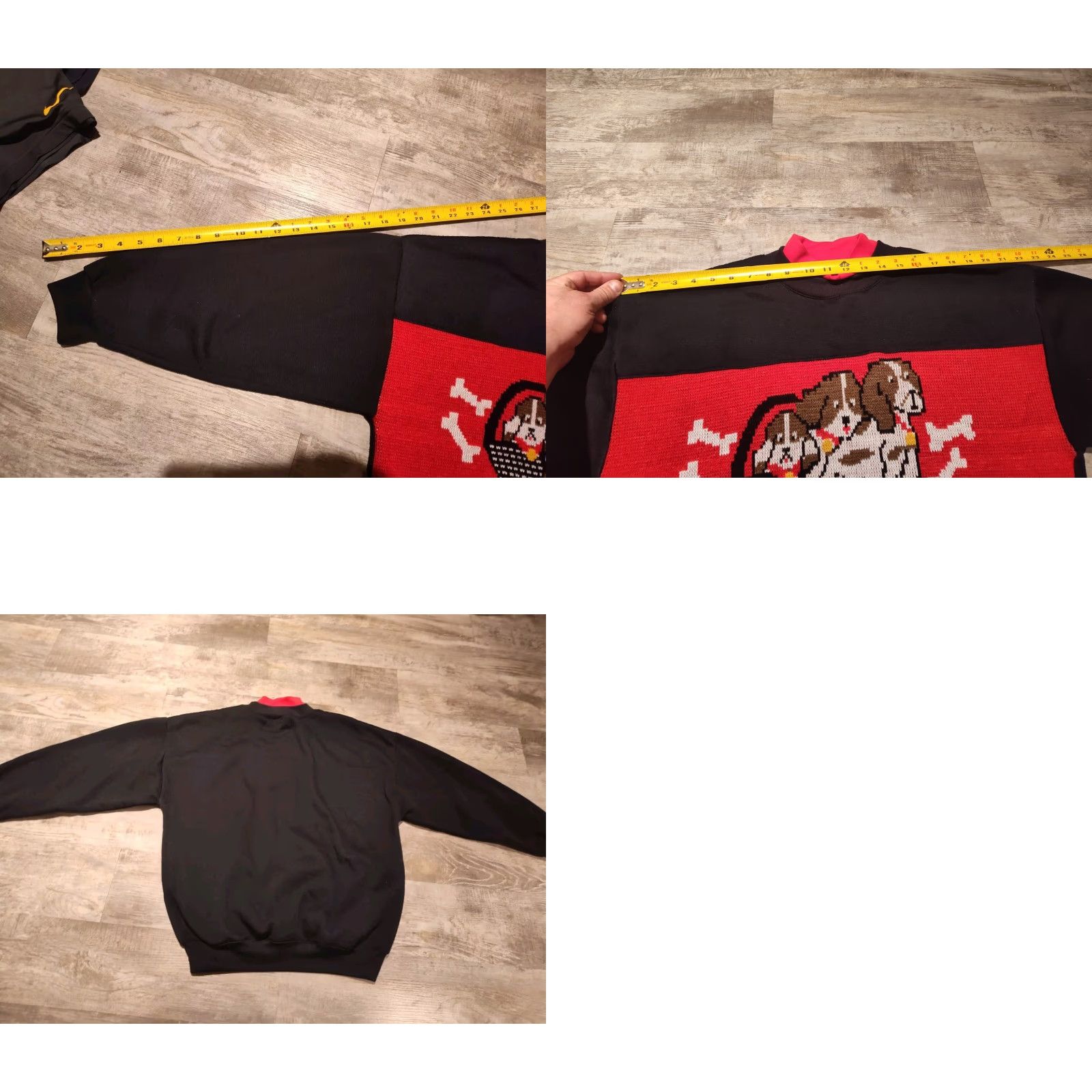 Bones Vintage Pebble Court Dogs Dog Bones Double Neck Sweatshirt Size M Ribbed Knit Size M / US 6-8 / IT 42-44 - 8 Thumbnail