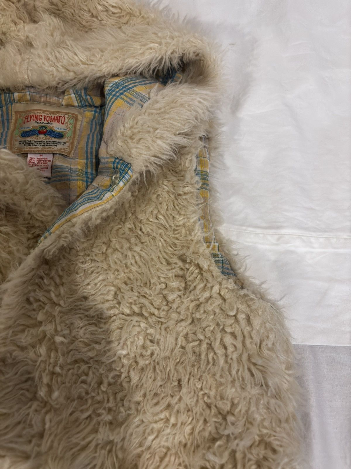 Other Long faux fur Vest.wv059 Size M / US 6-8 / IT 42-44 - 6 Thumbnail