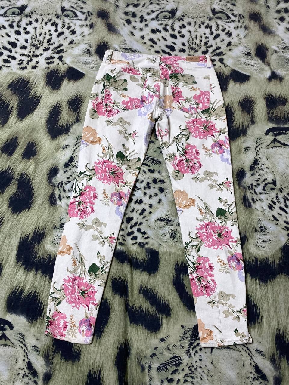 Denim & Supply Ralph Lauren Denim & Supply Ralph Lauren Flower Print Denim Jeans Size 29 Size 29" - 21 Thumbnail