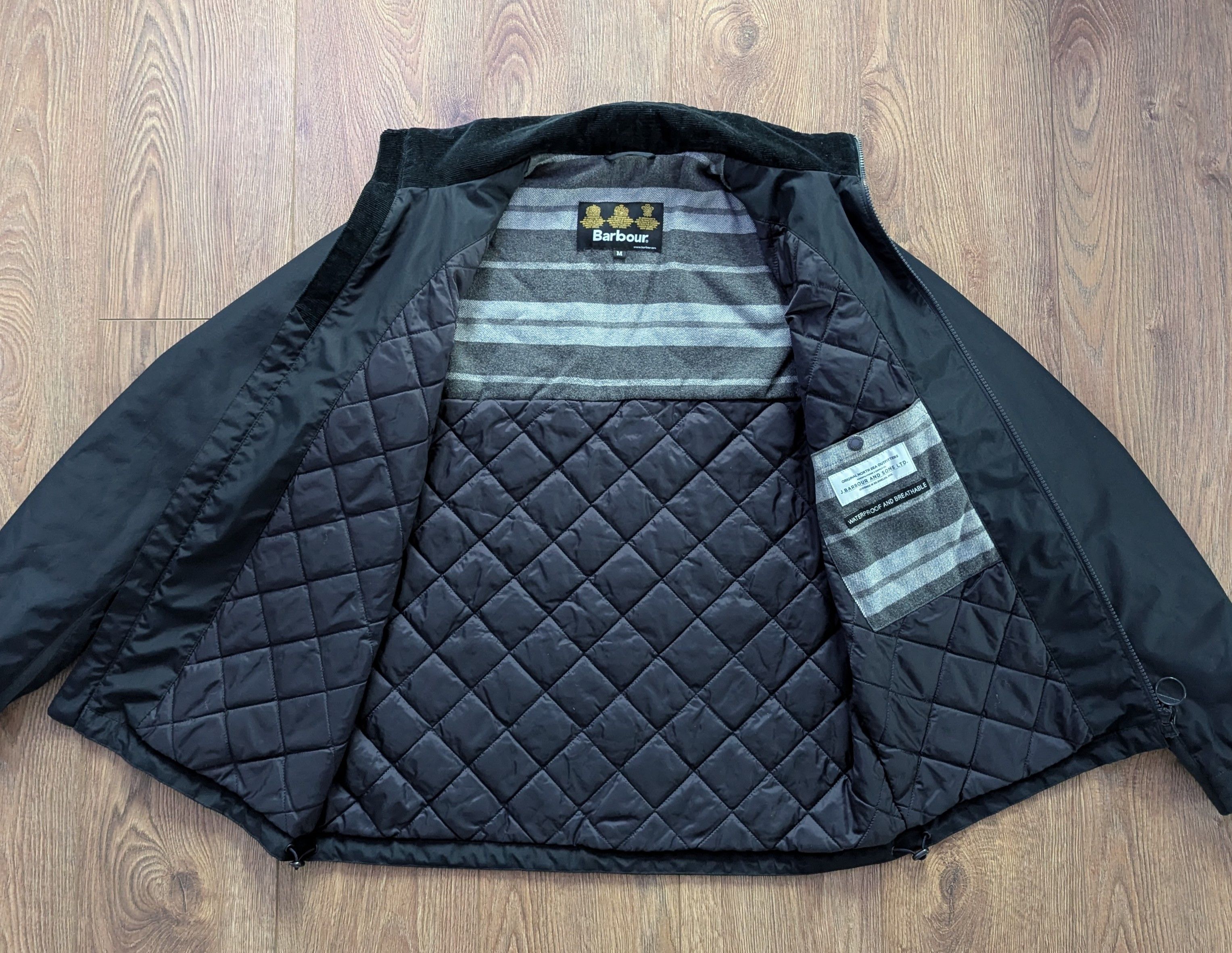 Barbour Barbour Peak Jacket Waterproof And Breathable Size M Black Size US M / EU 48-50 / 2 - 9 Thumbnail