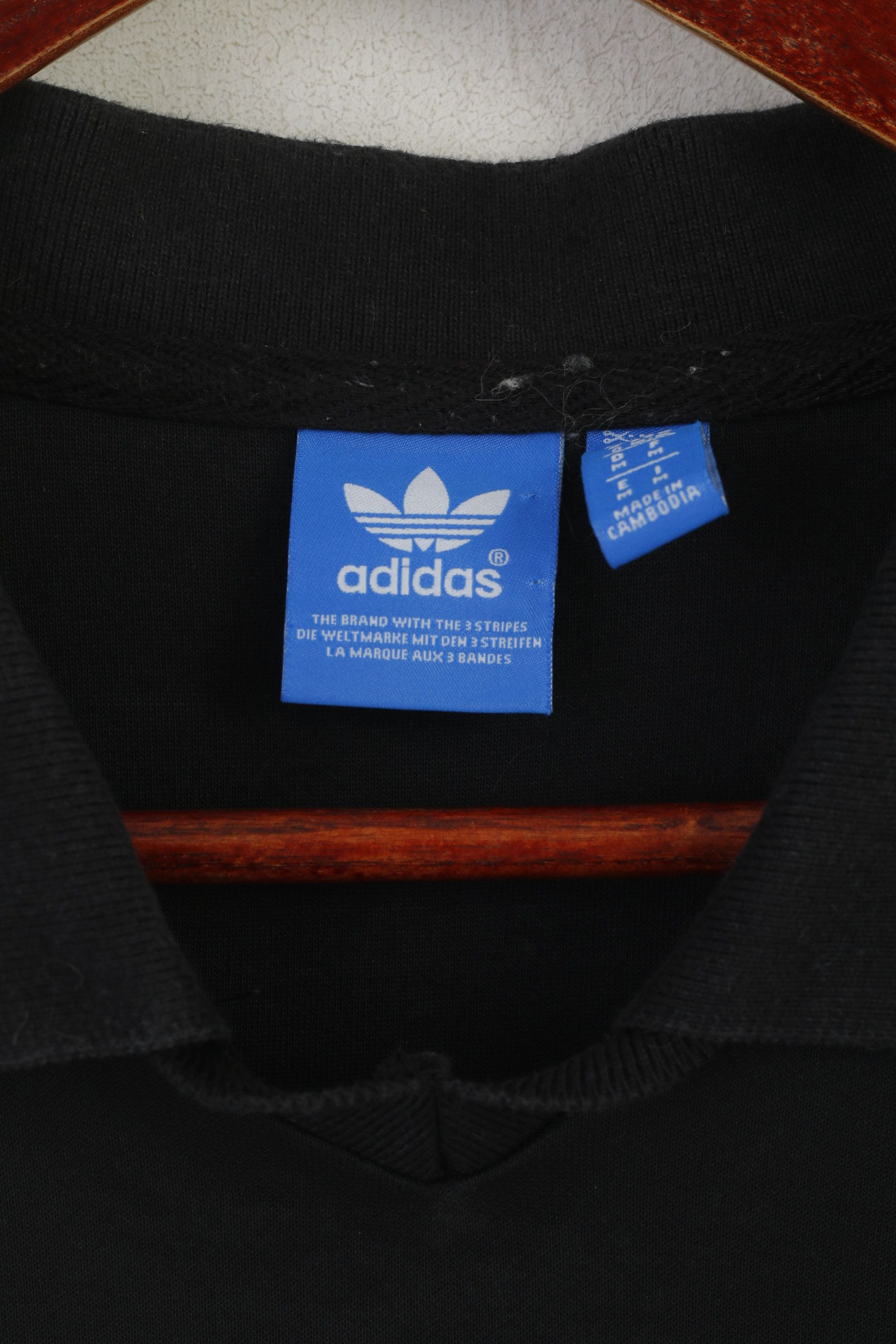 Adidas Adidas Men M Polo Shirt Black Sportswear 6260 Size US M / EU 48-50 / 2 - 6 Thumbnail
