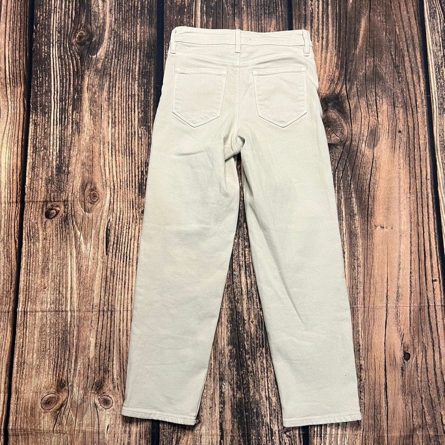 Athleta Athleta Women's Size 2 Beige Straight Leg Ankle Jeans Casual Size 26" / US 2 / IT 38 - 4 Thumbnail