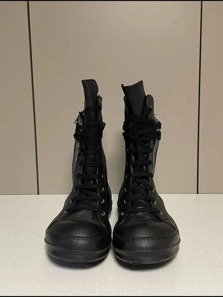 Rick Owens Sz 41 Rick Owens Triple Black High Pocket Cargo Sneaker-250 Size US 8 / EU 41 - 4 Thumbnail