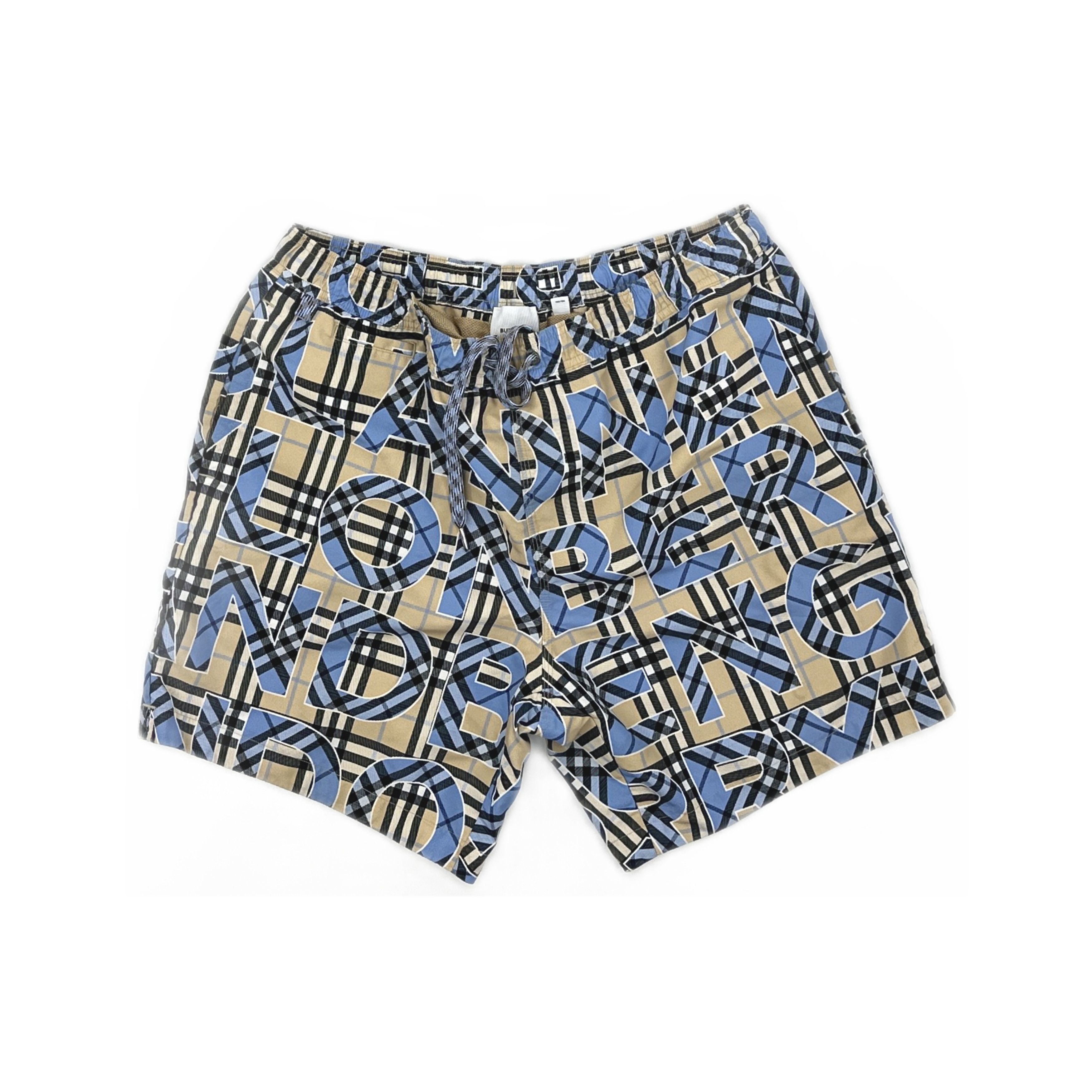 Burberry Burberry Check Logo Print Swim Shorts Size L Size US 34 / EU 50 - 1 Thumbnail