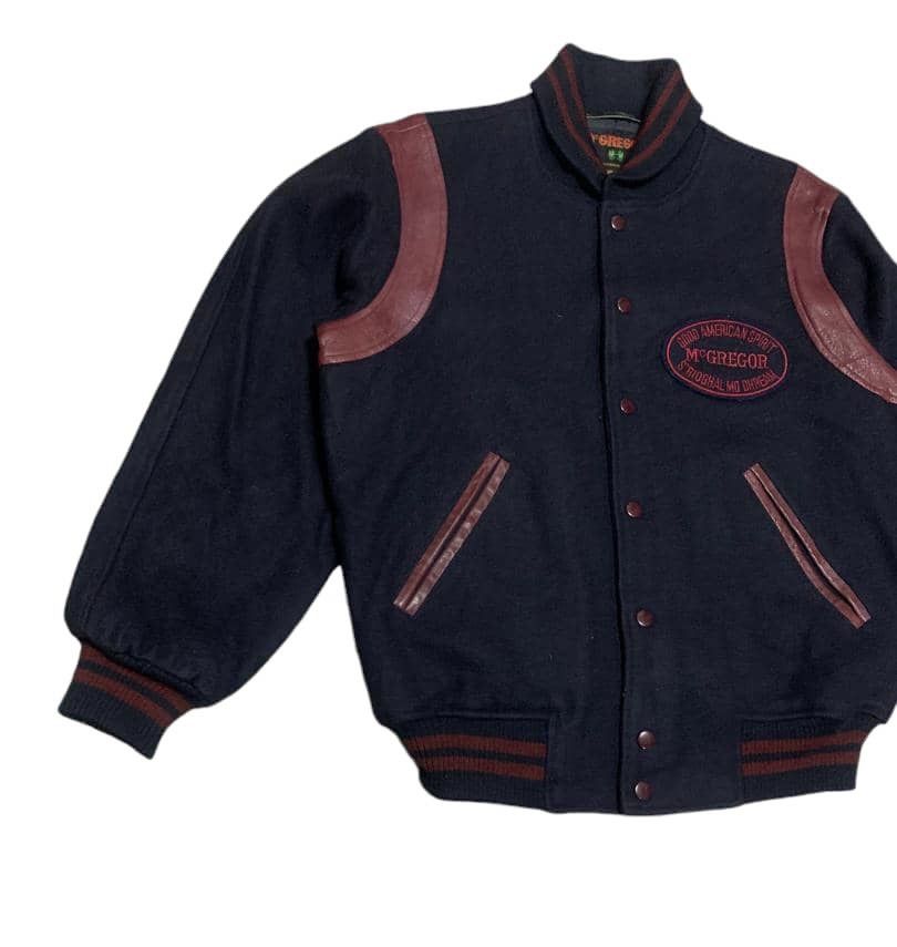 Japanese Brand Vintage McGregor Wool Varsity Jacket Size US L / EU 52-54 / 3 - 2 Thumbnail