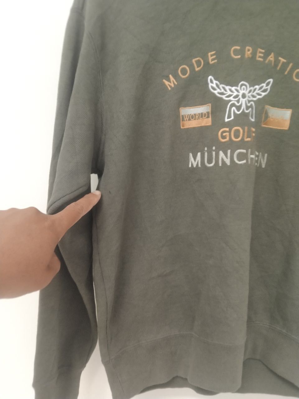 MCM sweatshirt MCM golf embroidered ( 1 pin hole) Size US S / EU 44-46 / 1 - 4 Thumbnail