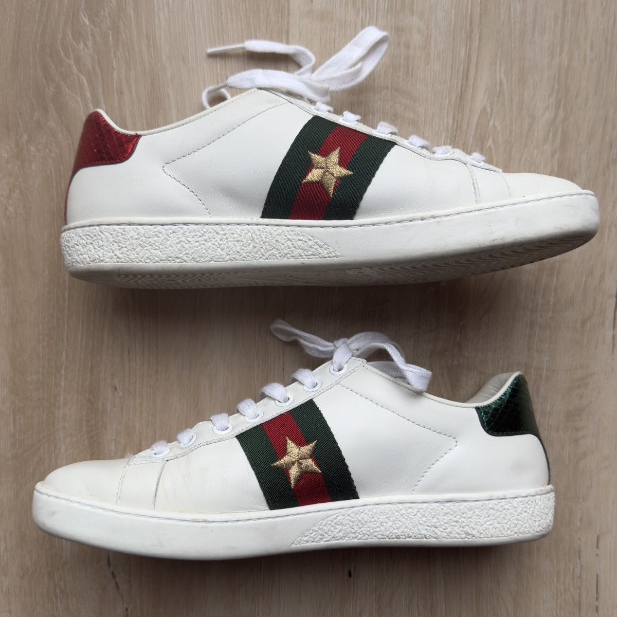 Gucci Gucci Ace Pineapple and Ladybug Sneakers Size US 6 / IT 36 - 3 Thumbnail