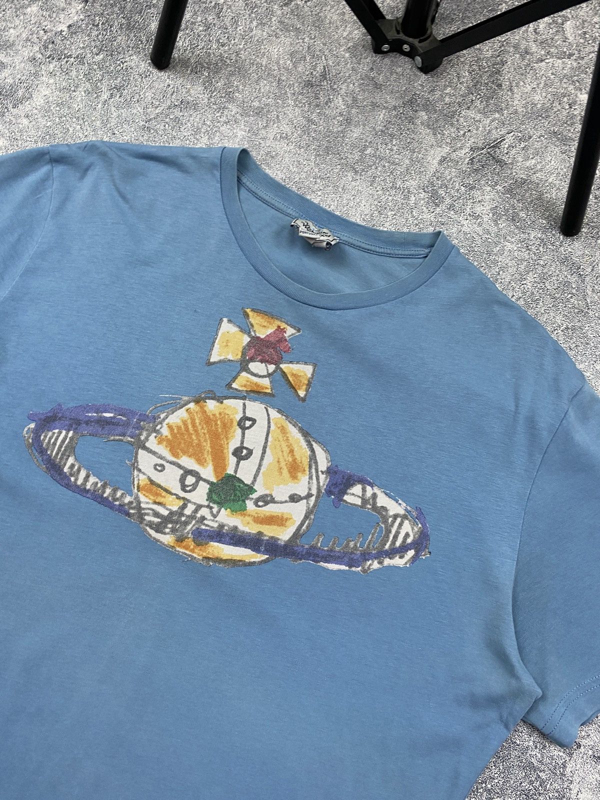 Designer × Vintage × Vivienne Westwood Vivienne Westwood Tshirt Big Logo❗️ Size US L / EU 52-54 / 3 - 5 Thumbnail
