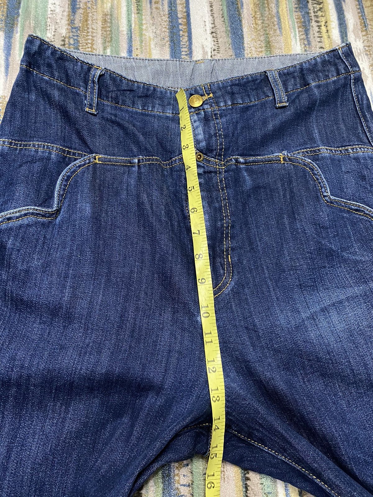 mercibeaucoup MERCIBEAUCOUP Jevous Enprie Stretch Crotch Denim Pants Size US 31 - 14 Thumbnail