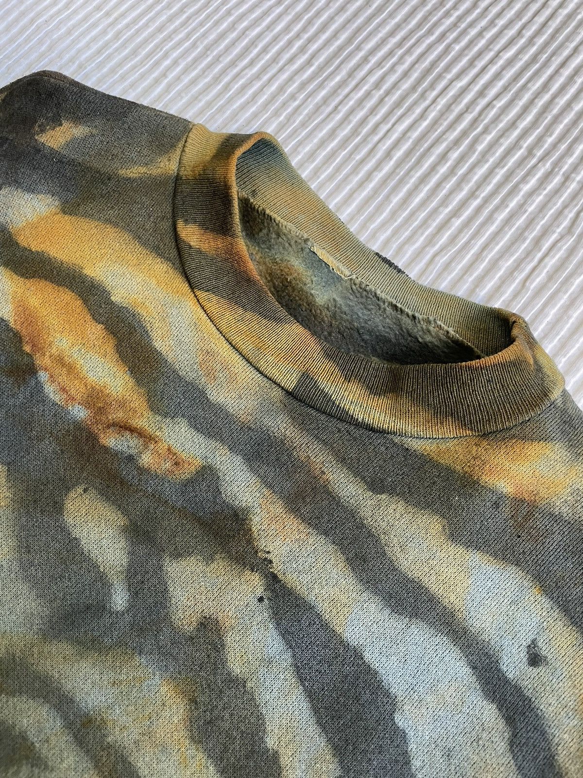 Handmade Rust Indigo Tiger Hand Camo Crewneck Size US L / EU 52-54 / 3 - 9 Thumbnail
