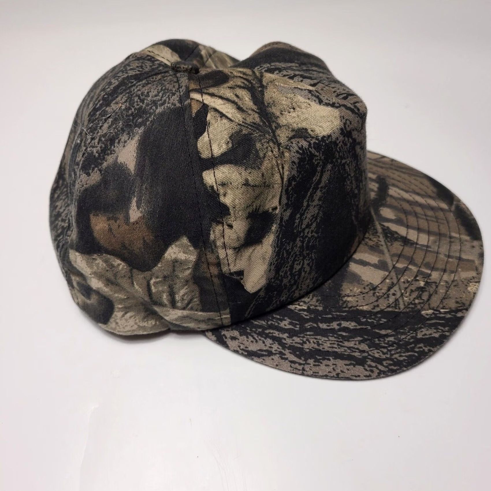 Vintage VINTAGE Cap America Camouflage Snapback Adjustable Brown USA Made Hat Cap 90's Size ONE SIZE - 3 Thumbnail