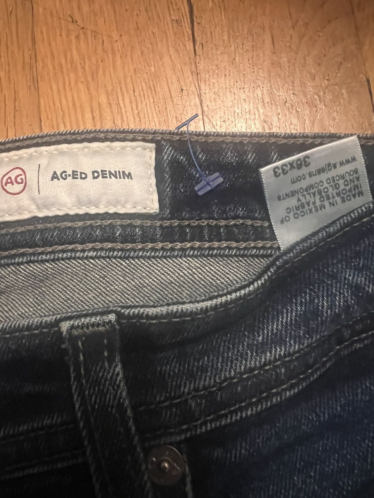 AG Adriano Goldschmied Ag Adriano Goldschmied Tellis japanese denim 36x33 Size US 36 / EU 52 - 3 Thumbnail