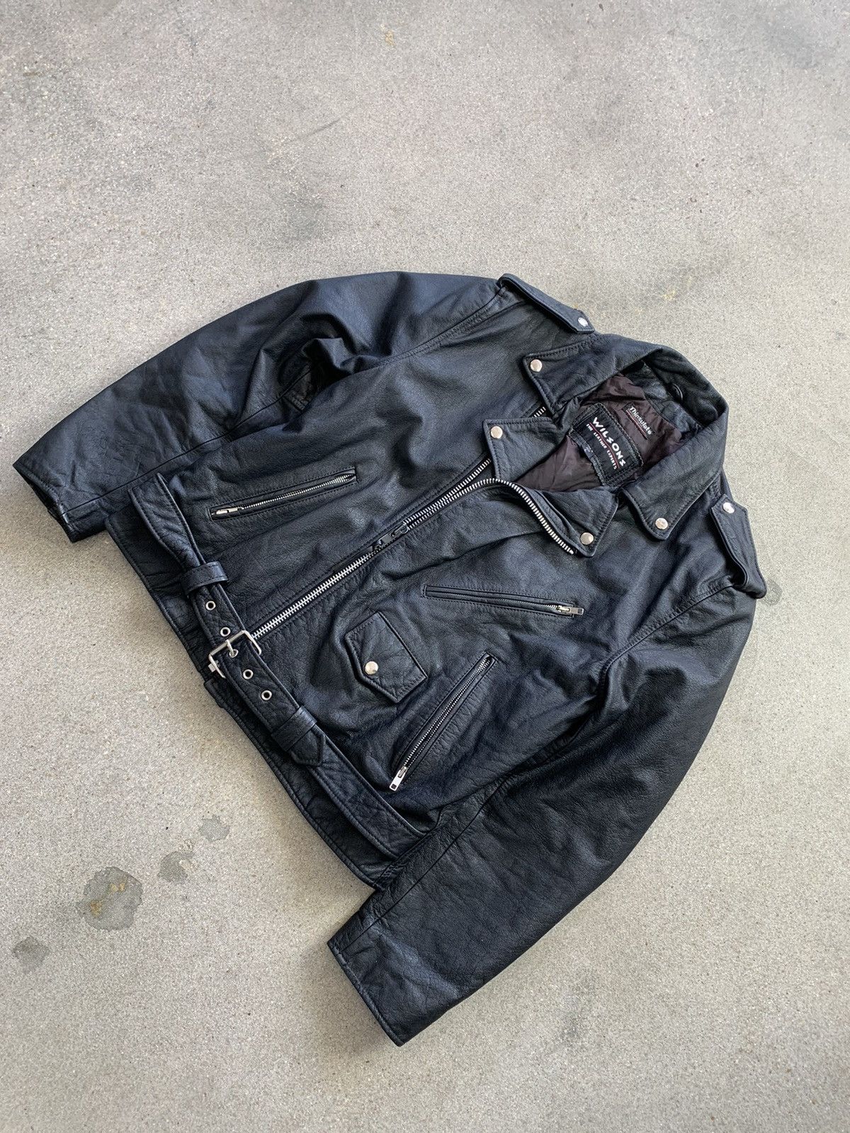 Vintage × Wilsons Leather VTG WILSONS LEATHER JACKET Size US L / EU 52-54 / 3 - 7 Thumbnail