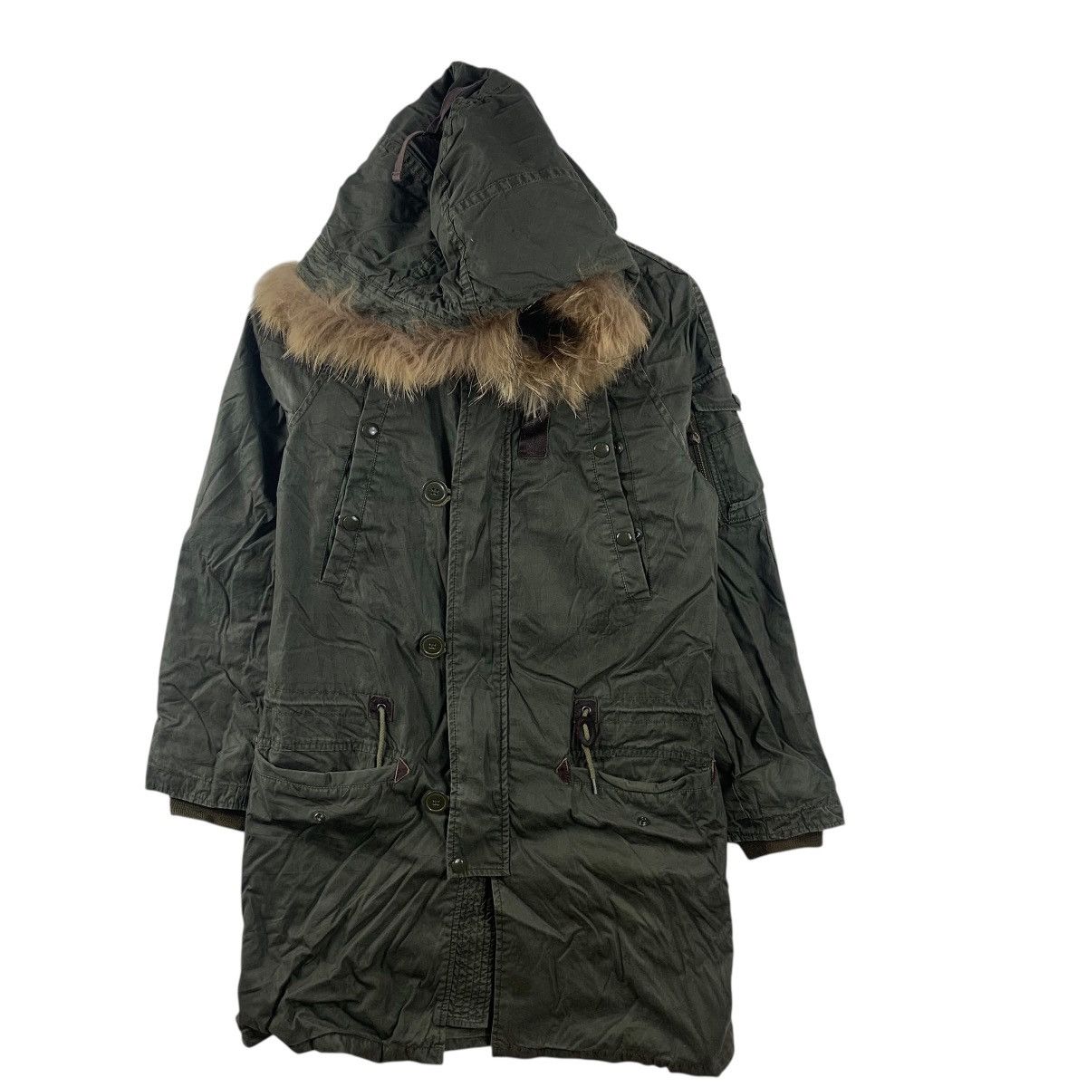 Johnbull Vintage JOHN BULL JAPAN Faux Fur Parka Jacket Windbreaker Size S / US 4 / IT 40 - 3 Thumbnail