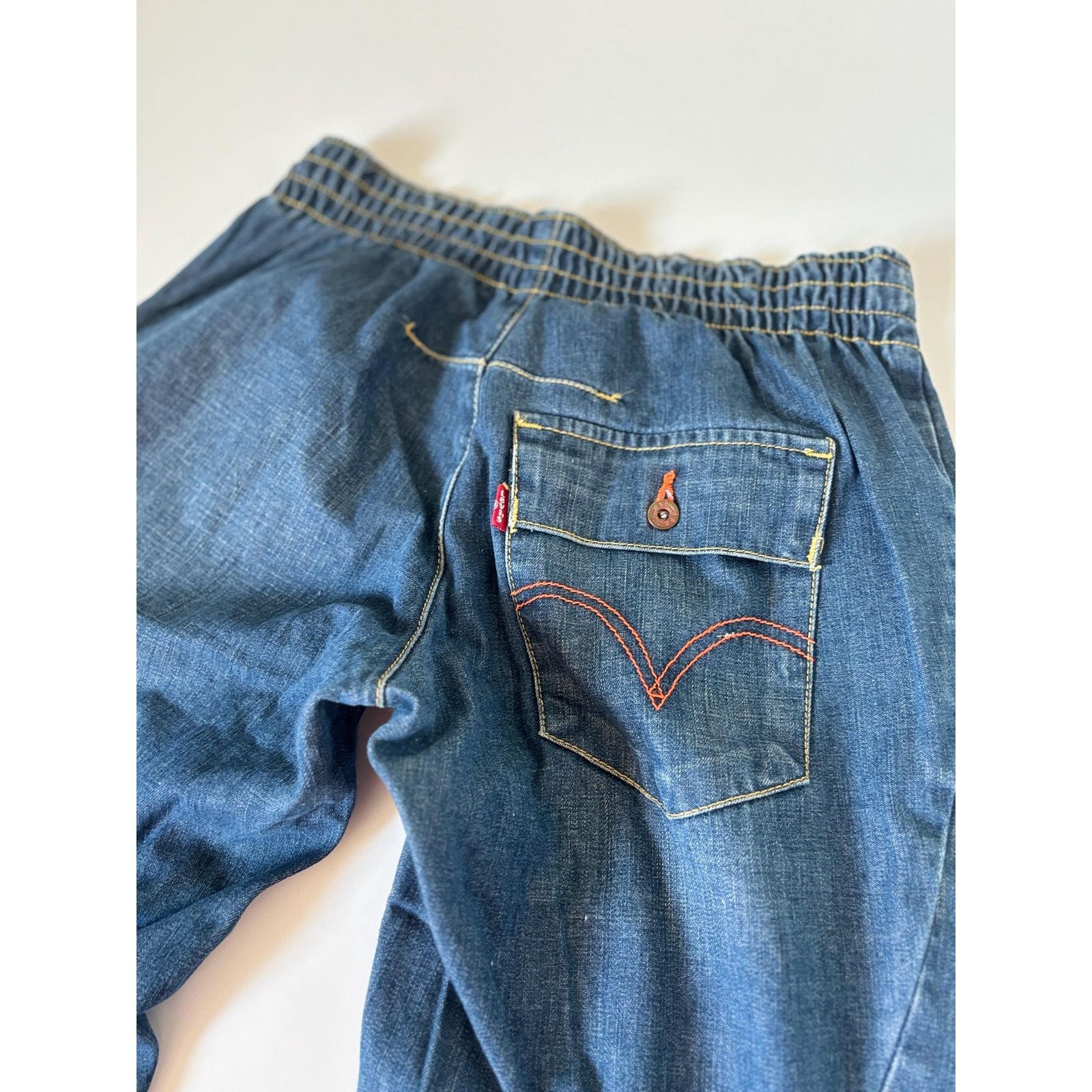 Levi's Levi’s Engineered Jeans Twisted Leg Elastic Waist Y2K Size US 28 / EU 44 - 4 Thumbnail