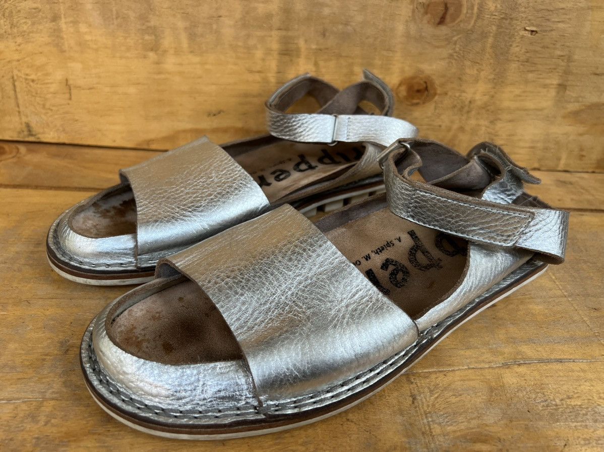 Trippen Trippen Fez F Women's Silver Flat Shoes Size EU 41 / US 9 Size US 11 / IT 41 - 3 Thumbnail