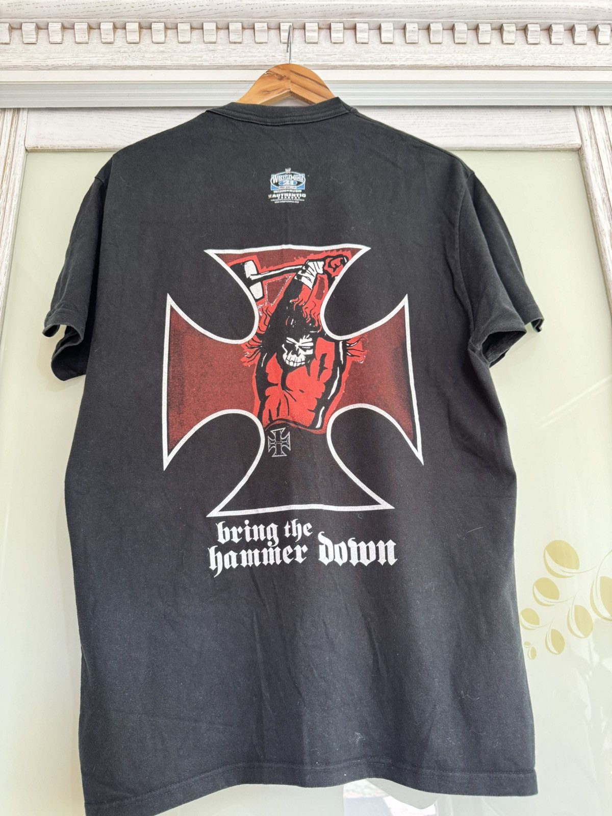 Vintage × WWE × WWF Vintage Triple H 2004 Wrestlemania T-shirt Size US L / EU 52-54 / 3 - 5 Thumbnail