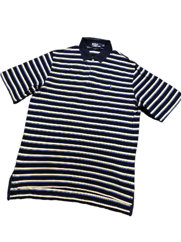 Polo Ralph Lauren Polo Ralph Lauren Golf Fit Striped Polo Size L Size US L / EU 52-54 / 3 - 1 Thumbnail