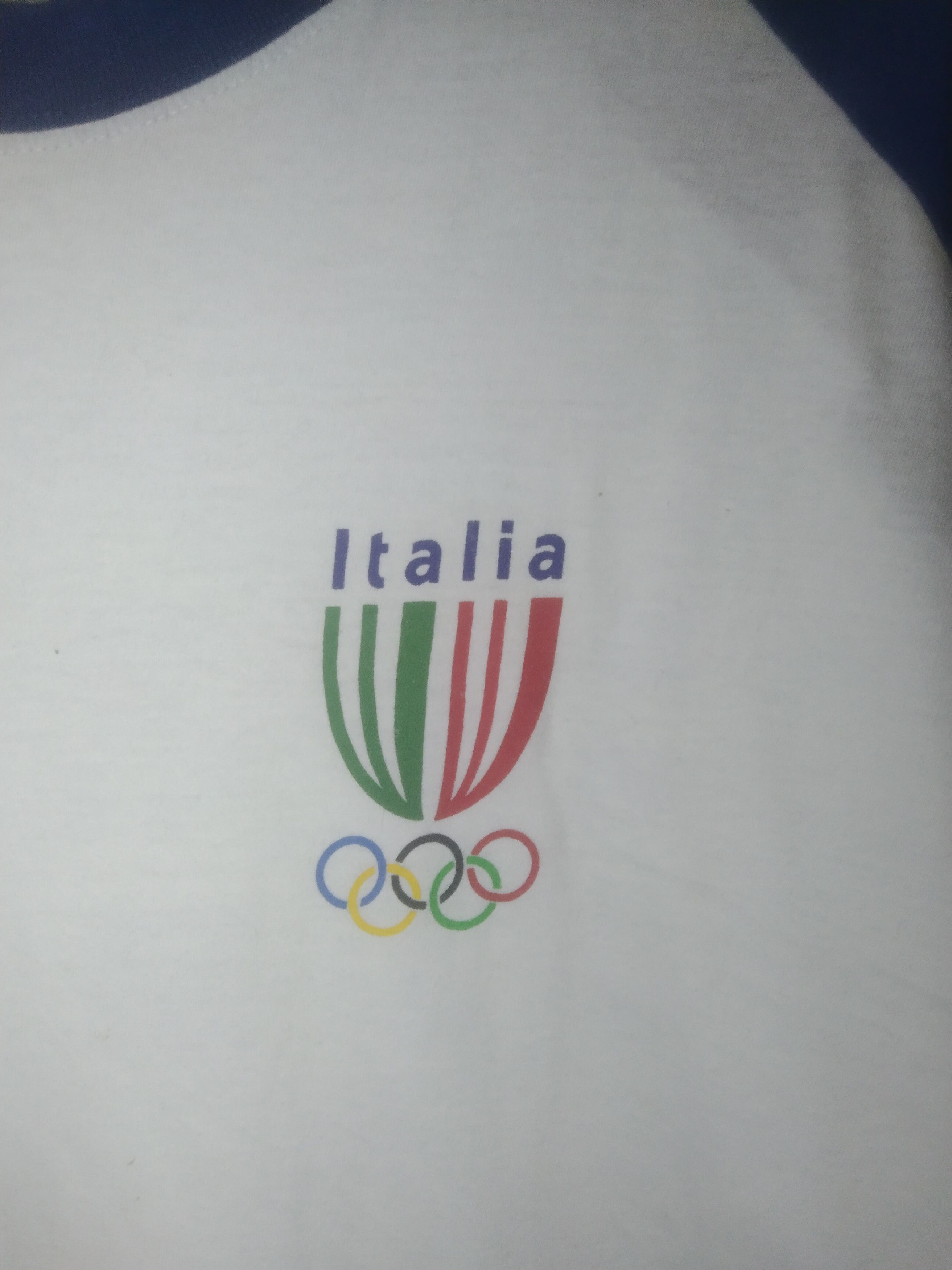 Vintage Italy Olympic team long sleeve shirt (2004-14) Size US L / EU 52-54 / 3 - 4 Thumbnail