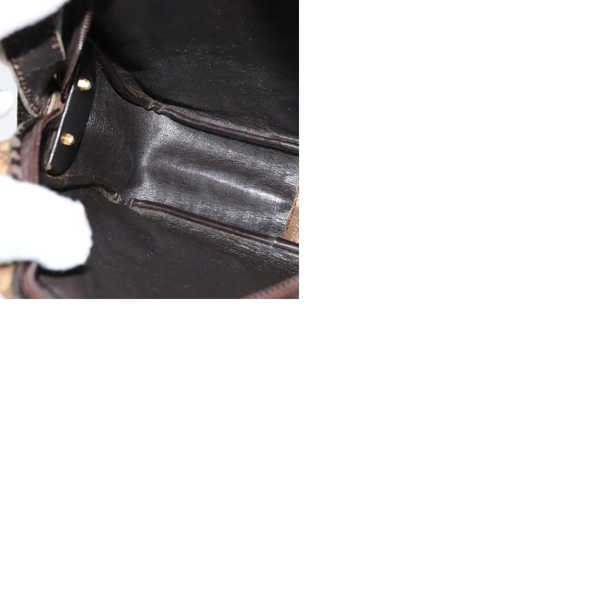 Dior DIOR Trotter Canvas Shoulder Bag Brown Size ONE SIZE - 12 Thumbnail