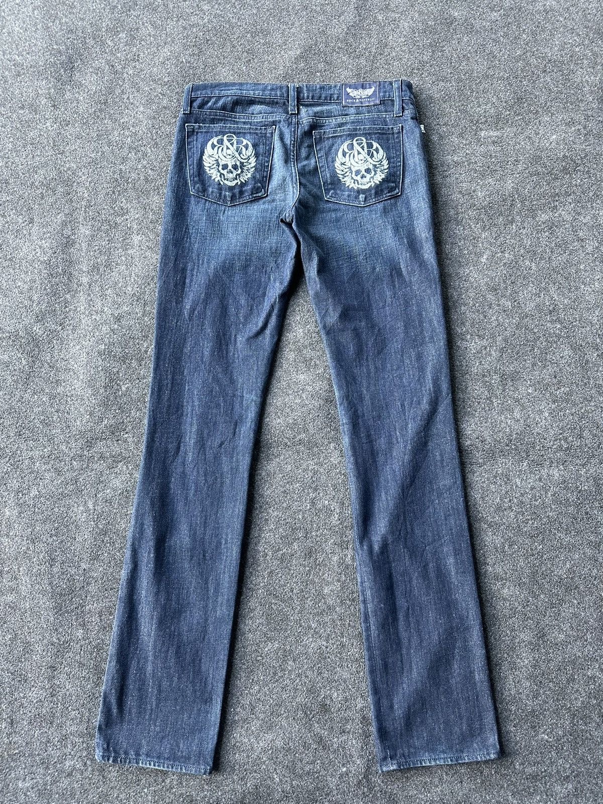 Rock & Republic Rock & Republic Slim Straight Denim 29x36 D178 Size US 29 - 4 Thumbnail
