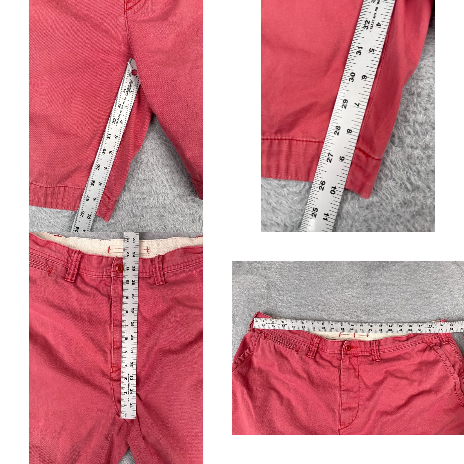 Polo Ralph Lauren Polo Ralph Lauren Shorts Men Pink 100% Cotton Twill Chino Relaxed Fit 42x10 Size US XL / EU 56 / 4 - 8 Thumbnail