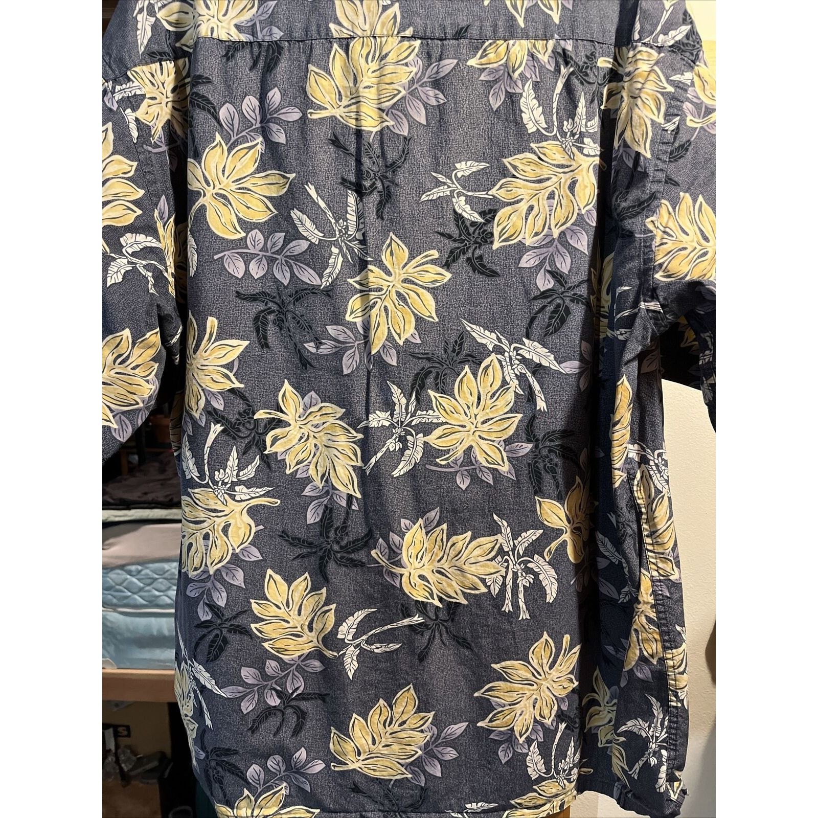 Campia Moda Campia Moda Men’s L Blue Floral SS Cotton Hawaiian Shirt Size US L / EU 52-54 / 3 - 11 Thumbnail