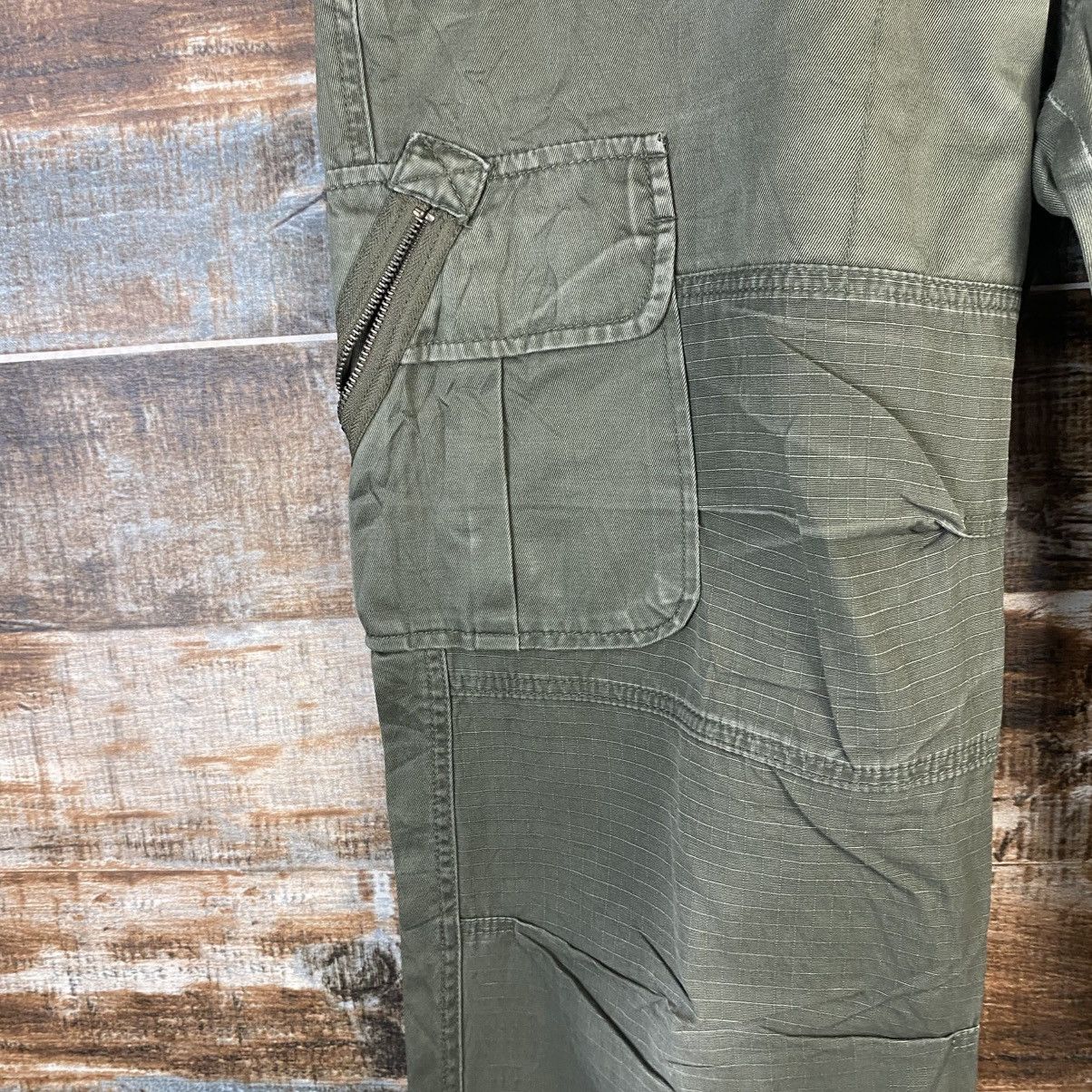 Airwalk DL Airwalk Green Cargo Multipocket Pants #C974 Size US 34 / EU 50 - 10 Thumbnail