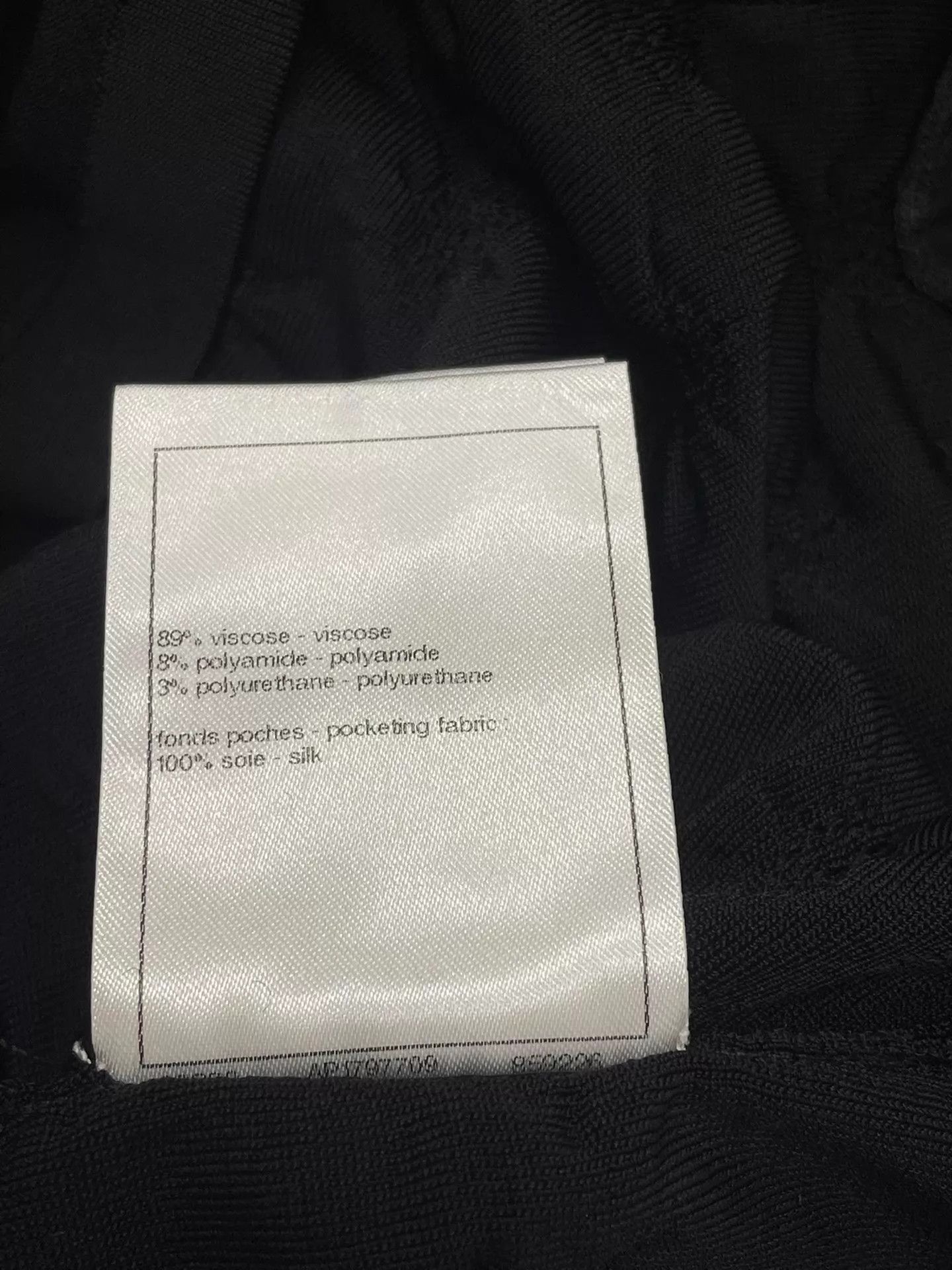 Chanel Chanel Black Bow Crystal Buckle Elastic Elegant Dress 36 Size XS / US 0-2 / IT 36-38 - 7 Thumbnail