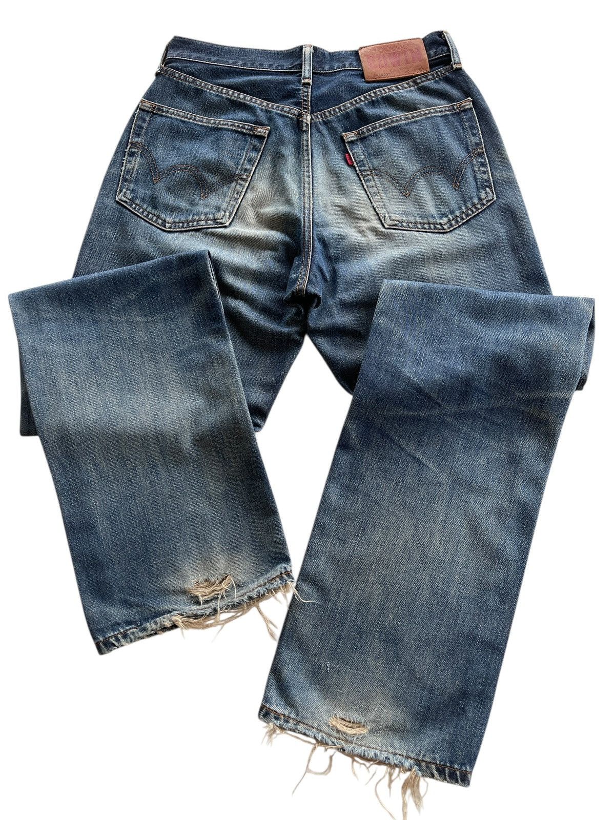 Vintage Vintage Edwin Distressed High Waist Denim Size 28" / US 6 / IT 42 - 6 Thumbnail
