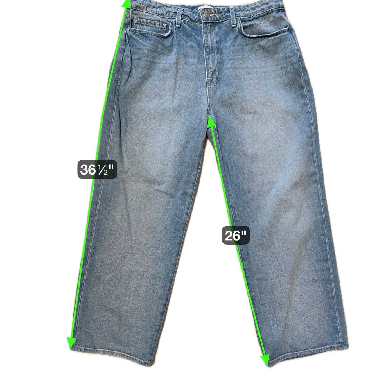 L'AGENCE L’AGENCE June Ultra High Rise Straight Leg Jeans Size 31 Size 31" - 9 Thumbnail