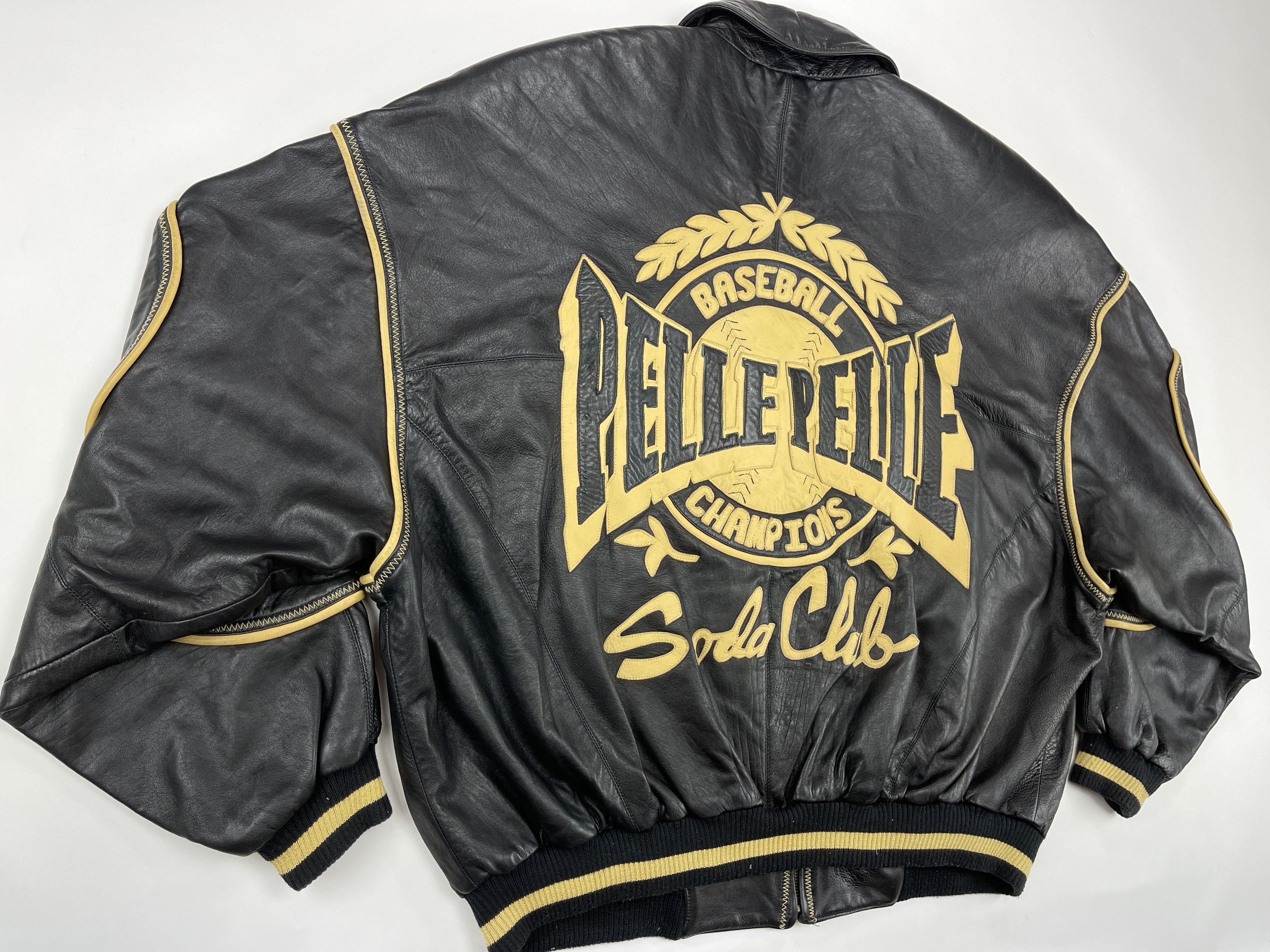 Pelle Pelle Pelle Pelle leather jacket Soda Club vintage Marc Buchanan L Size US L / EU 52-54 / 3 - 10 Thumbnail