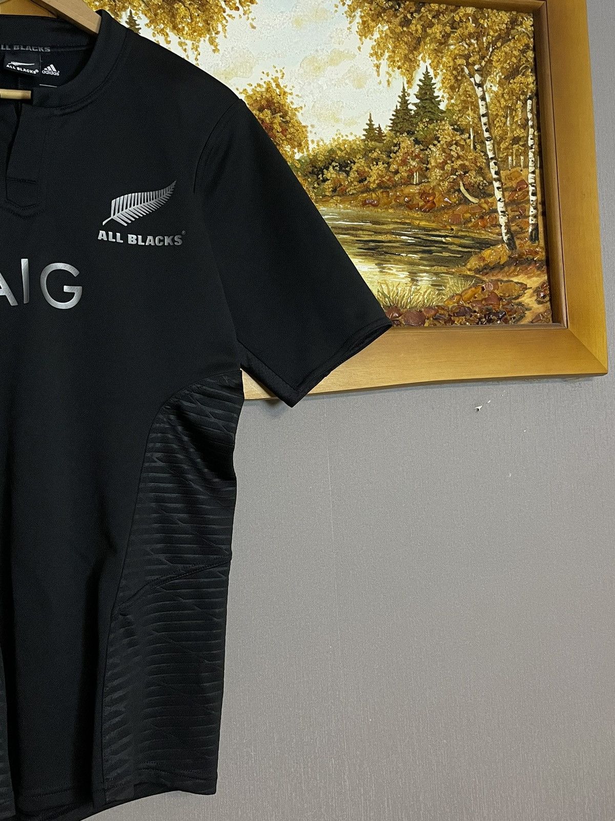 Adidas × All Blacks Vintage Adidas All Blacks New Zealand Rugby Jersey 2015 Size US L / EU 52-54 / 3 - 5 Thumbnail