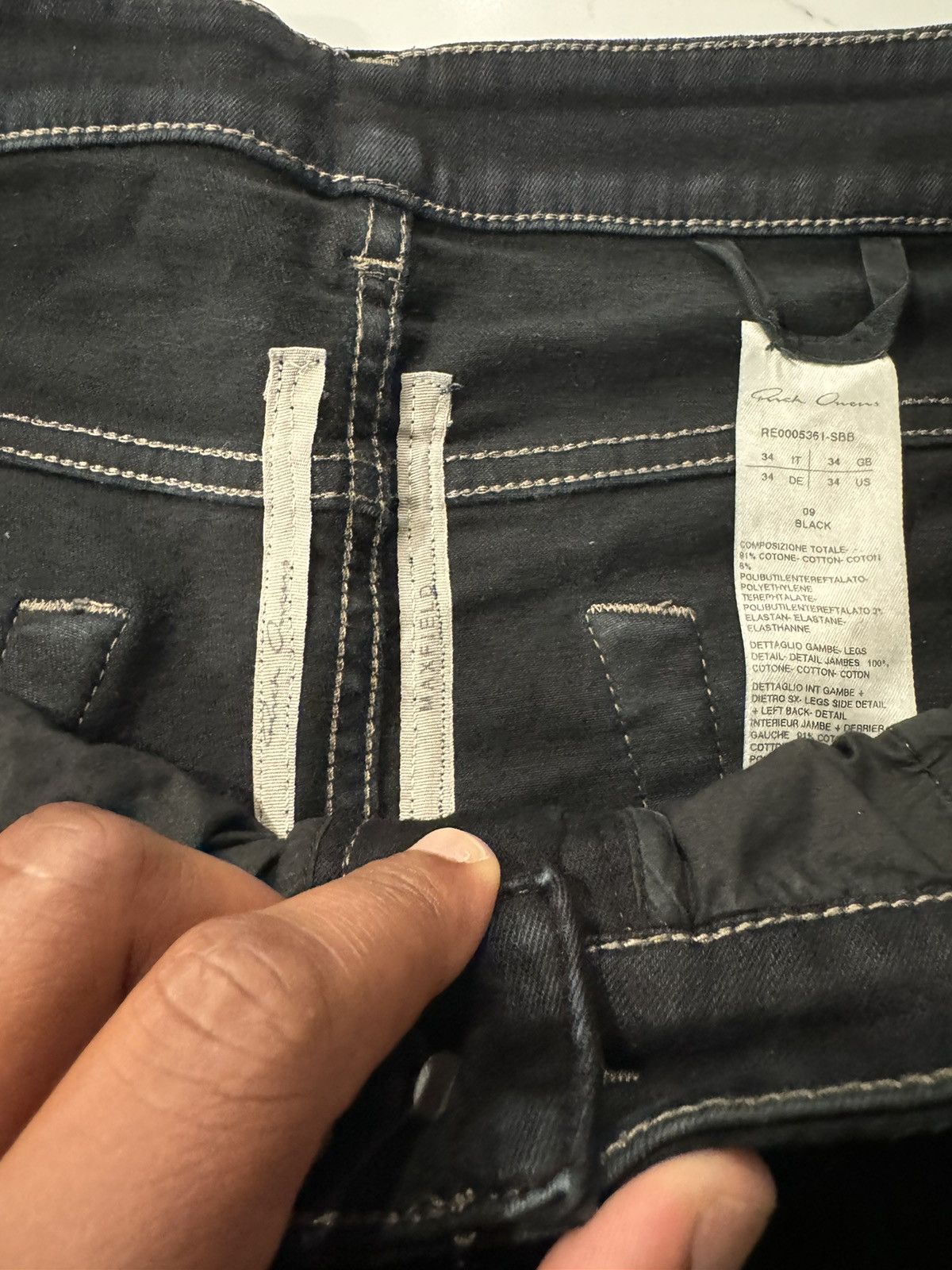 Rick Owens RARE RICK OWENS X SWAMPGOD DENIM Size US 34 / EU 50 - 7 Thumbnail