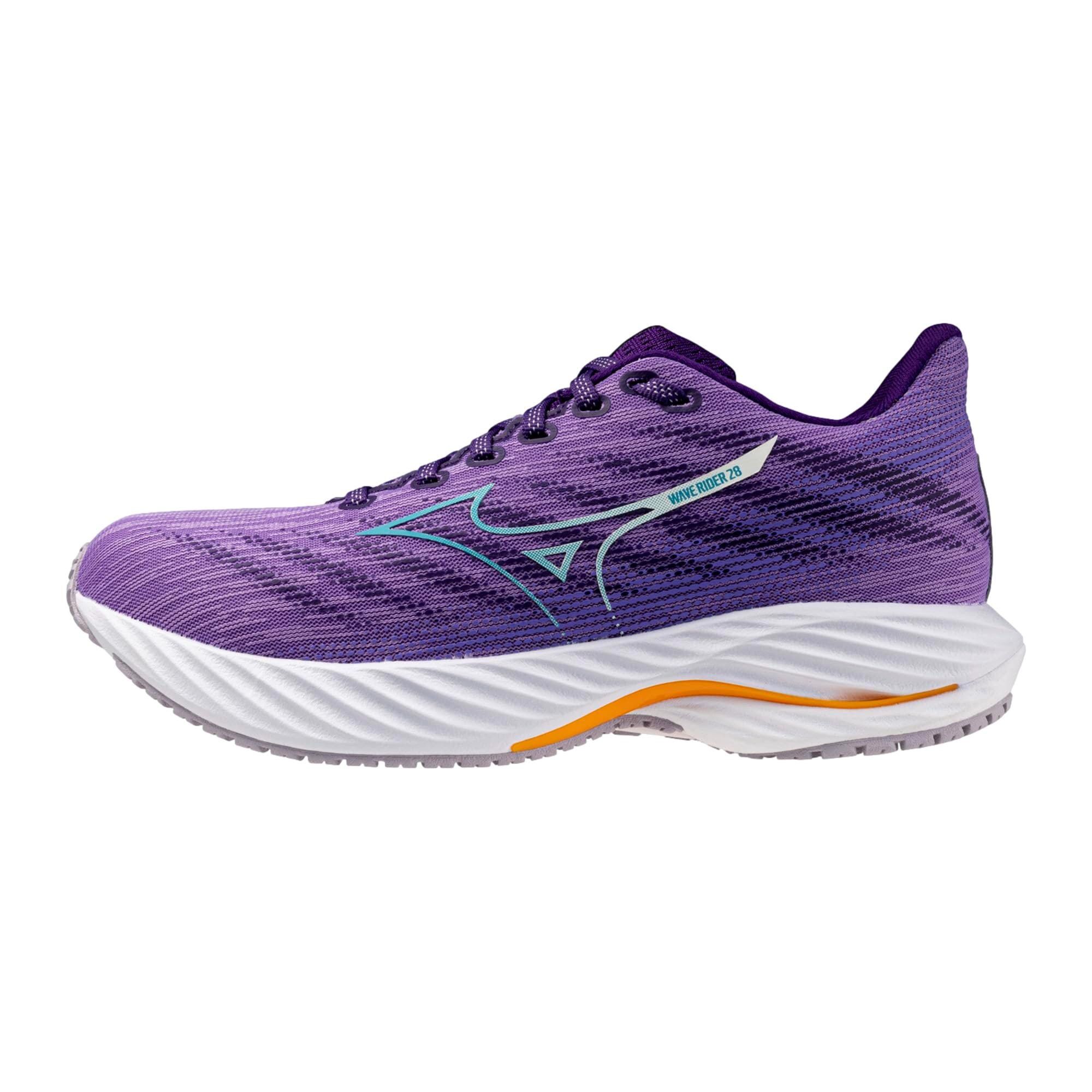 Mizuno Wave Rider 28 Paisley Purple / Ceramic J1GD240373 Size US 8 / IT 38 - 1 Thumbnail