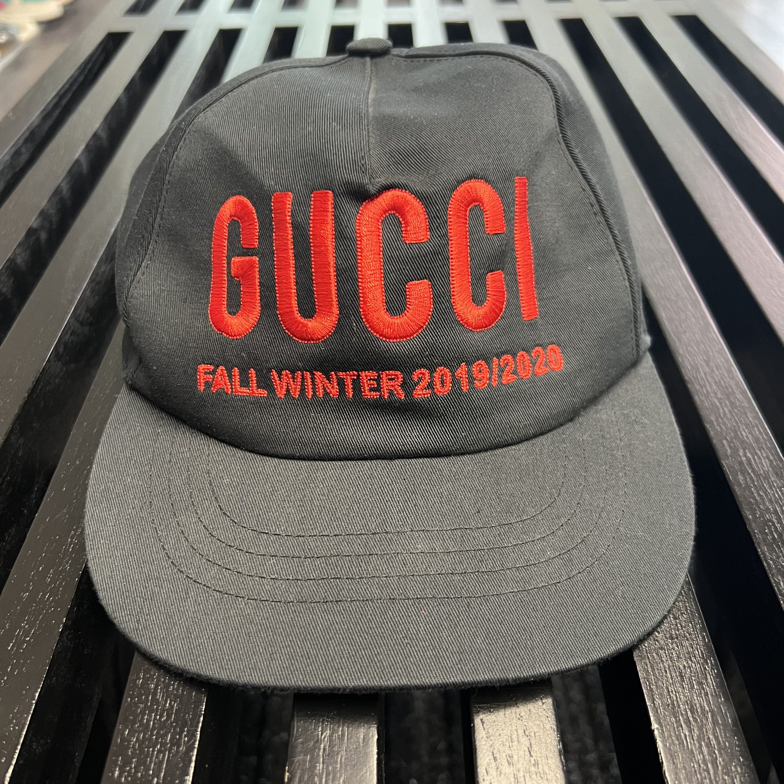 Gucci Fall Winter 2019/2020 Cap Gucci Gucci Fall/Winter 2019-2020 Cap Black and Red | Grailed main image 4