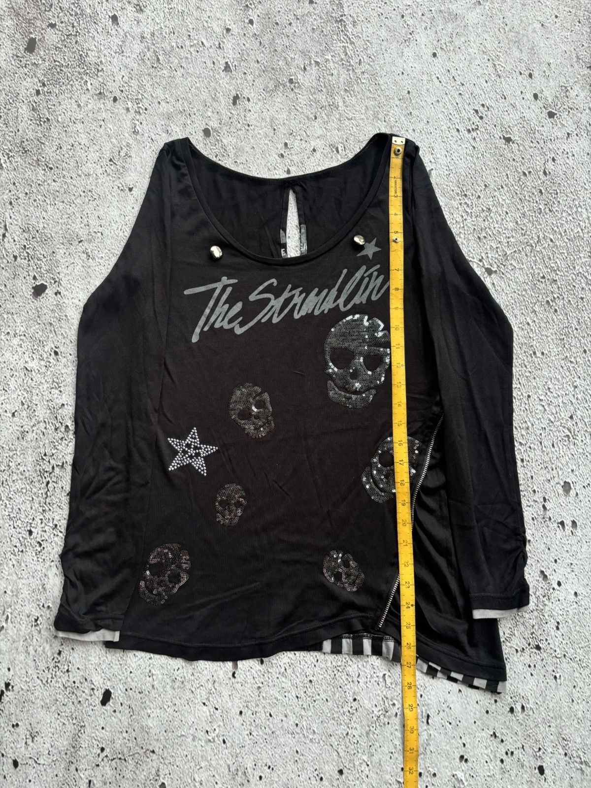Hysteric Glamour Y2k Maison Gilfy Skull Ifsix Punk style Longsleeve Size M / US 6-8 / IT 42-44 - 10 Thumbnail