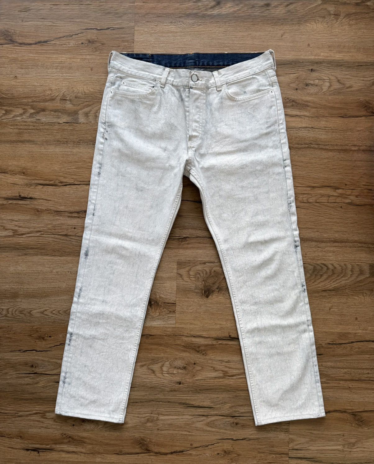 H&M × Maison Margiela Margiela x H&M Replica Painted Denim sz 33