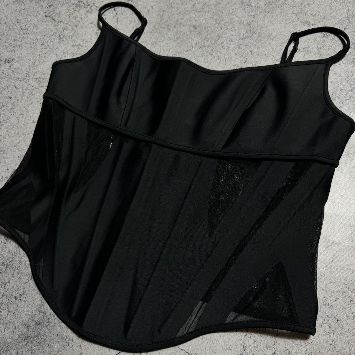 Mugler Rare Mugler H&M Black Corset Top Size L / US 10 / IT 46 - 6 Thumbnail