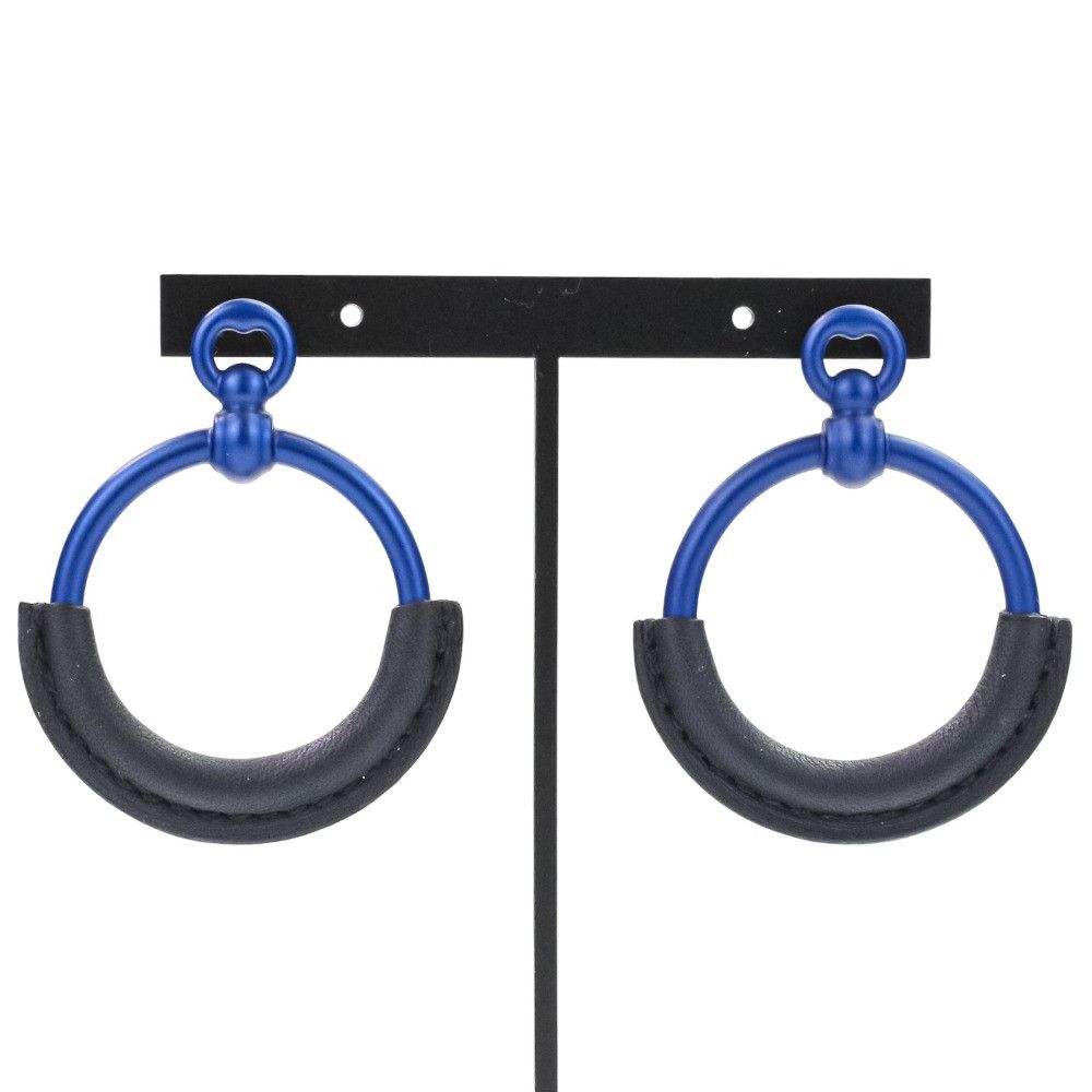 Hermes Hermes Hermes Loop Grand PM Aluminium Earrings Metal Earrings DUTY FREE for USA Size ONE SIZE - 1 Thumbnail