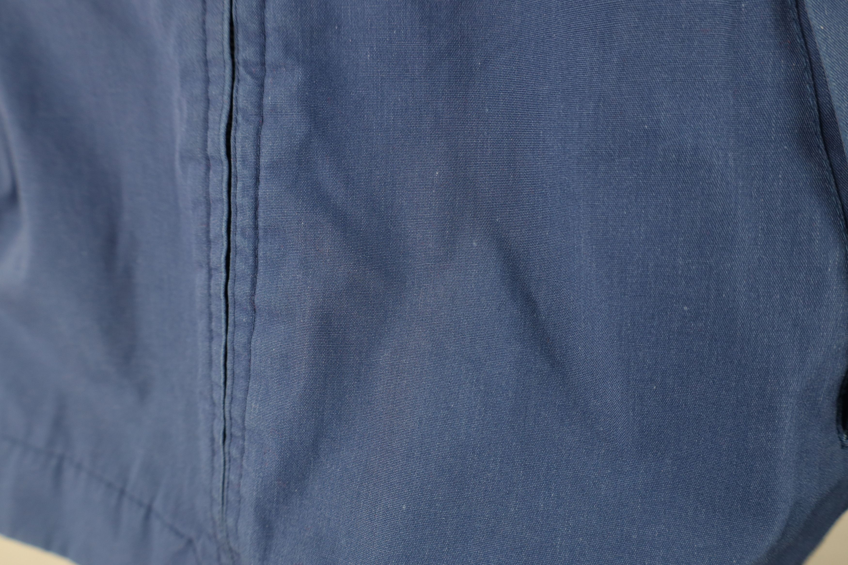 Vintage Vintage 70s Streetwear Racer Bomber Jacket Blue Size US L / EU 52-54 / 3 - 9 Thumbnail