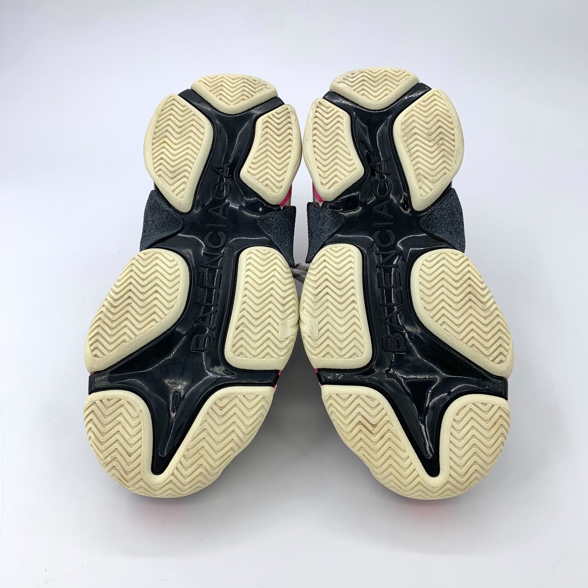 Balenciaga Balenciaga Triple S 38 Lace-Up Mesh & Leather Sneakers Pink/ Size US 8 / IT 38 - 7 Thumbnail