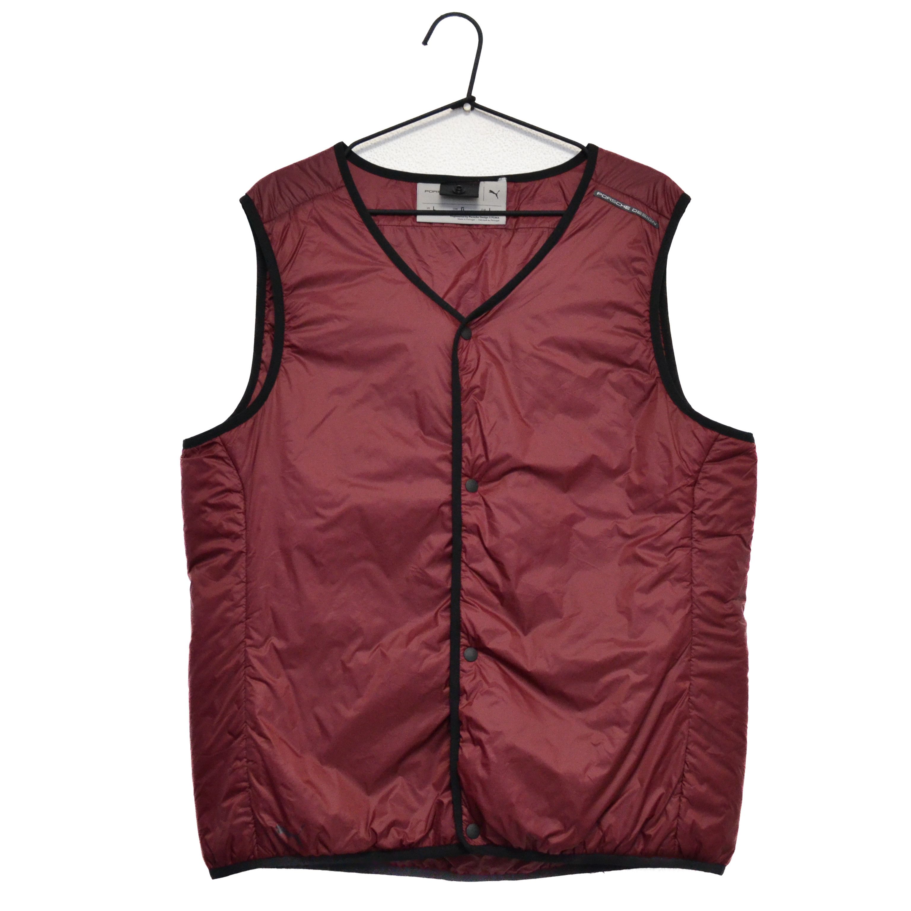 Porsche Design Porsche Design x Puma Men’s Burgundy Vest Jacket Size US M / EU 48-50 / 2 - 1 Thumbnail
