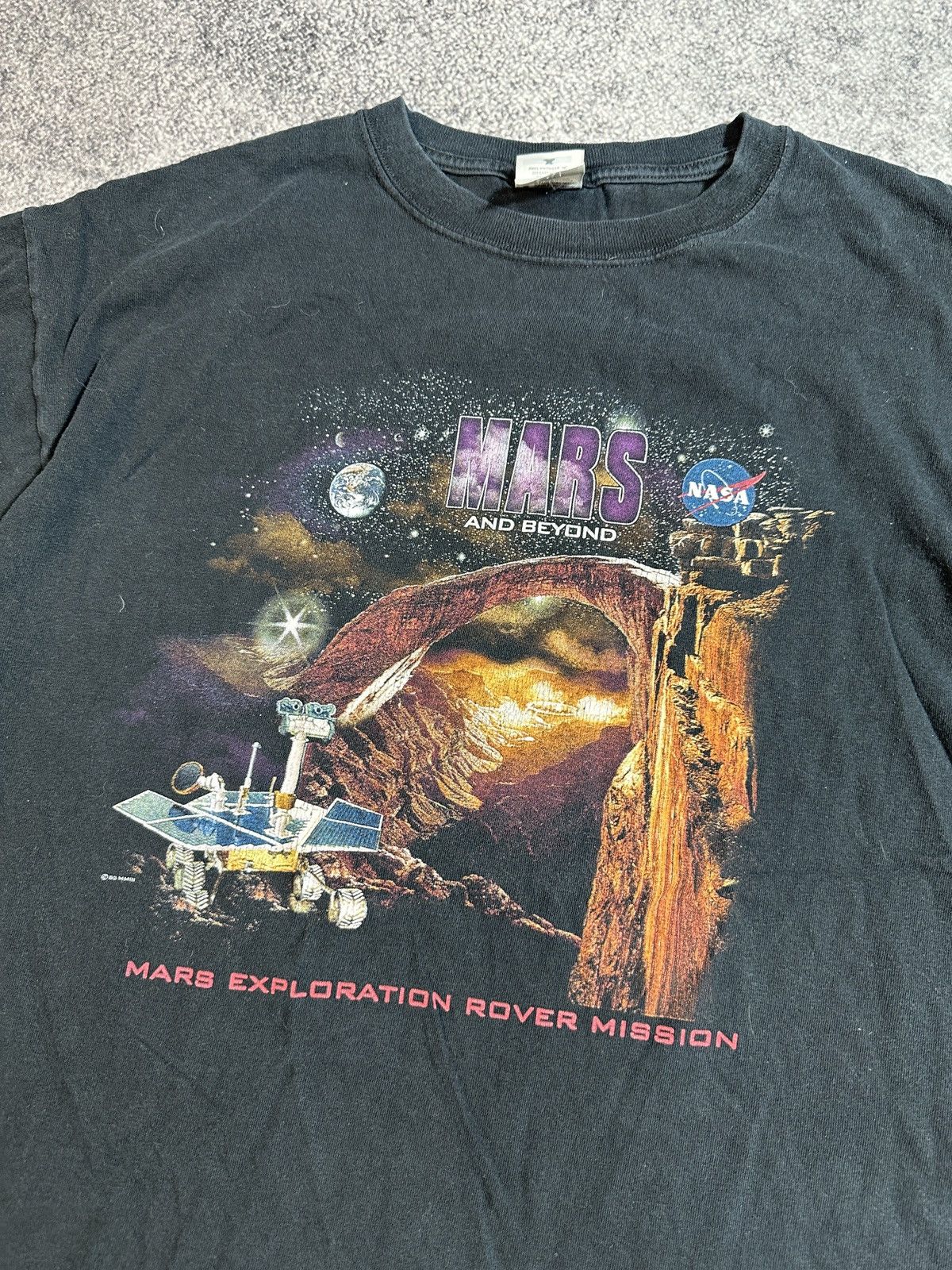 NASA × Vintage Vintage NASA Mars and Beyond 2003 Big Logo T-shirt XL USA Size US XL / EU 56 / 4 - 2 Thumbnail