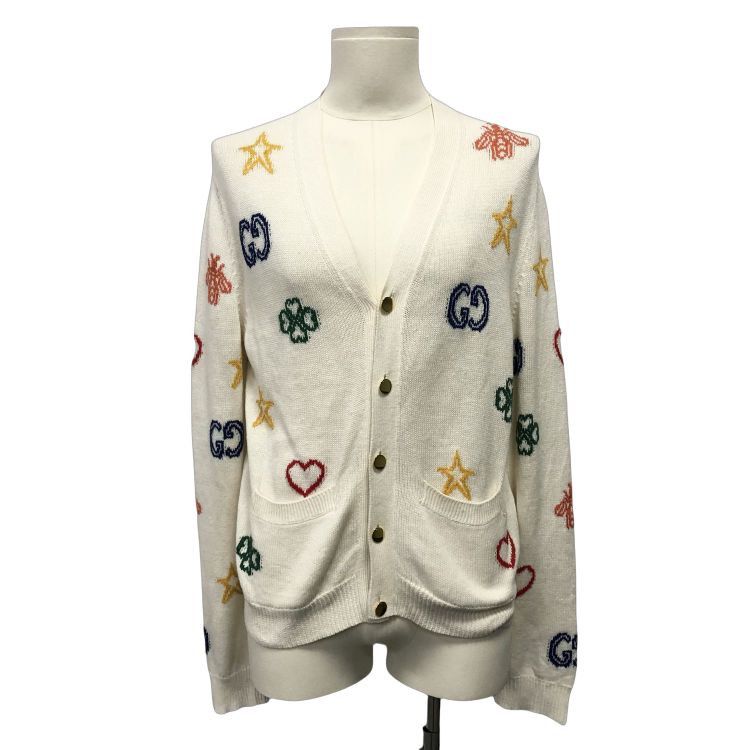 Gucci Gucci Multi-Symbol Cardigan Size S Size US S / EU 44-46 / 1 - 1 Thumbnail