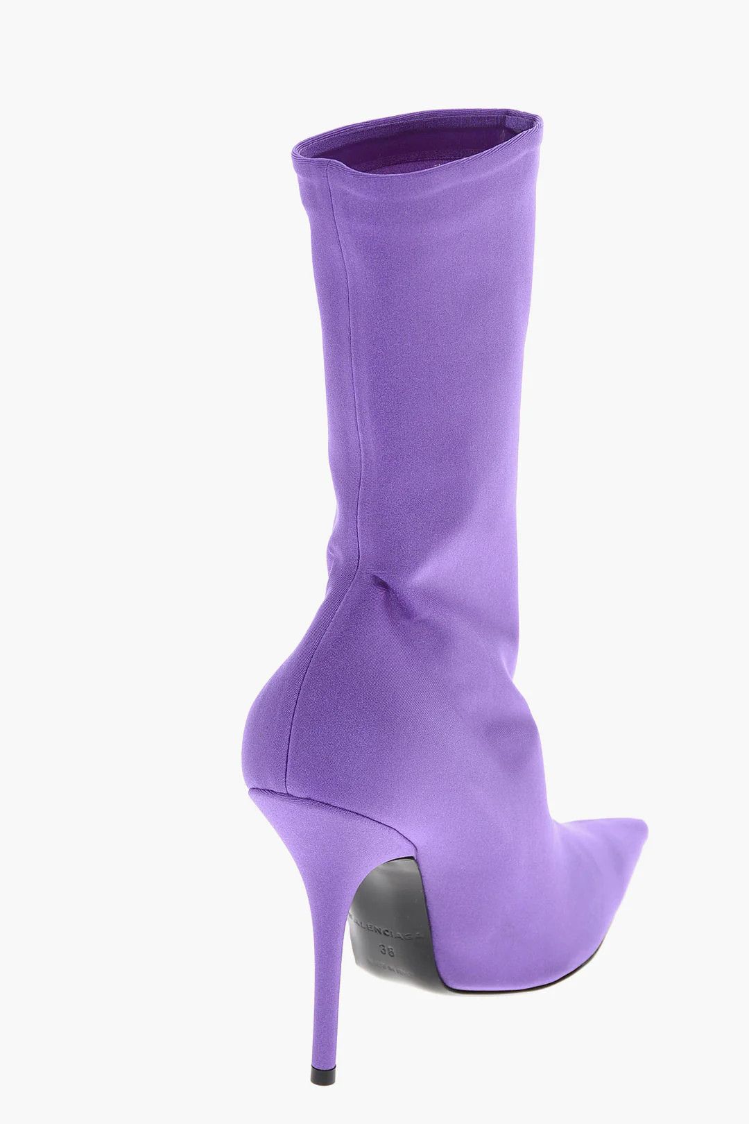 Balenciaga og1mm0326 Spandex Sock Ankle Boots in Purple Size US 9 / IT 39 - 3 Thumbnail