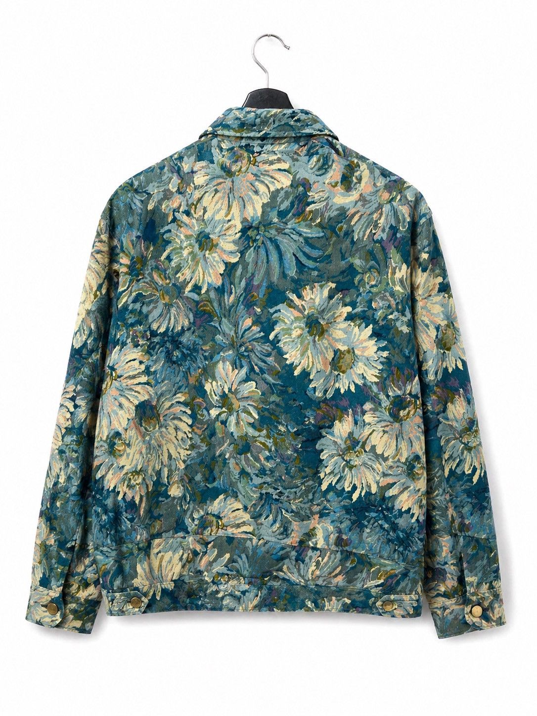 Vintage Sumwon Floral Tapestry Jacket Blue Vintage Aesthetic Zip-Up Size US L / EU 52-54 / 3 - 2 Thumbnail