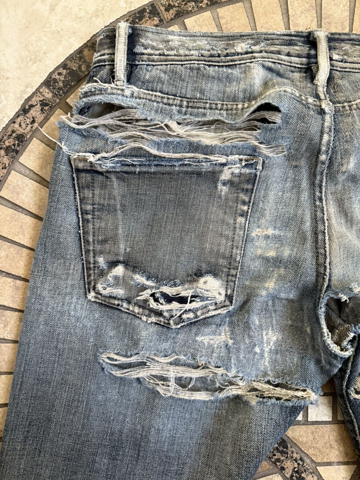 Rick Owens × Rick Owens Drkshdw FW08 “STAG” Dust Denim Size US 34 / EU 50 - 4 Thumbnail