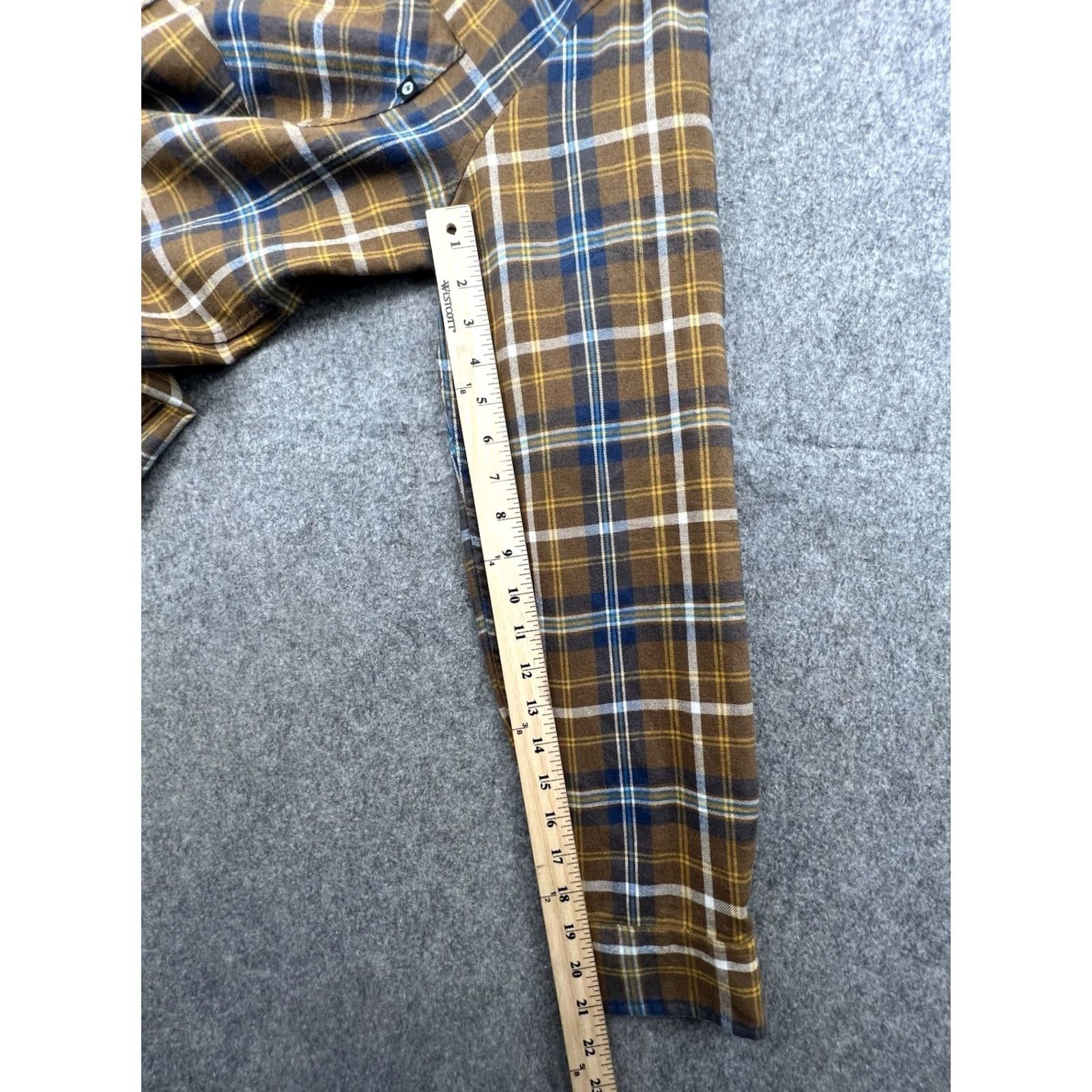 Marmot Marmot Button-Up Shirt Plaid Flannel Brown Tan Orange Men’s Medium Size M Chest 46 Outdoor Casual Travel Pocketed Regular Fit Size US M / EU 48-50 / 2 - 4 Thumbnail